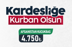 AFGANİSTAN KÜÇÜKBAŞ BAĞIŞI
