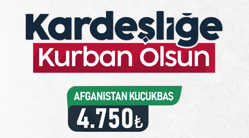 AFGANİSTAN KÜÇÜKBAŞ BAĞIŞI