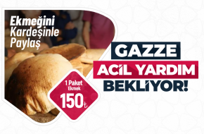 1 PAKET EKMEK BAĞIŞI