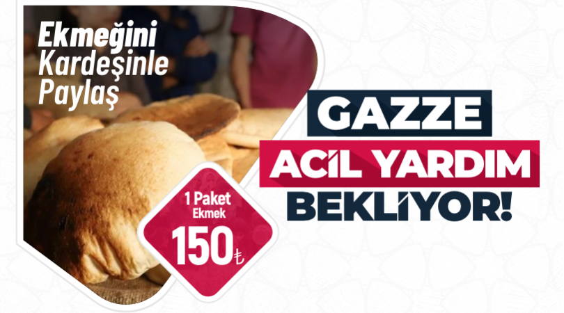 1 PAKET EKMEK BAĞIŞI