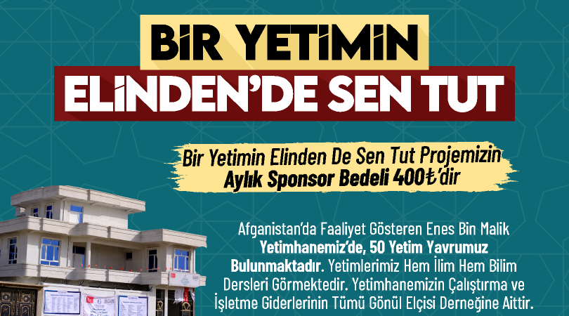 YETİM SPONSOR  BAĞIŞI
