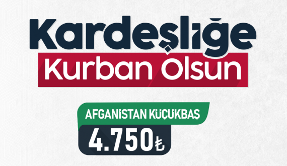 AFGANİSTAN VACİP KURBAN BAĞIŞI