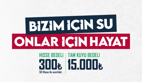 AFRİKA ASYA SU KUYUSU BAĞIŞI