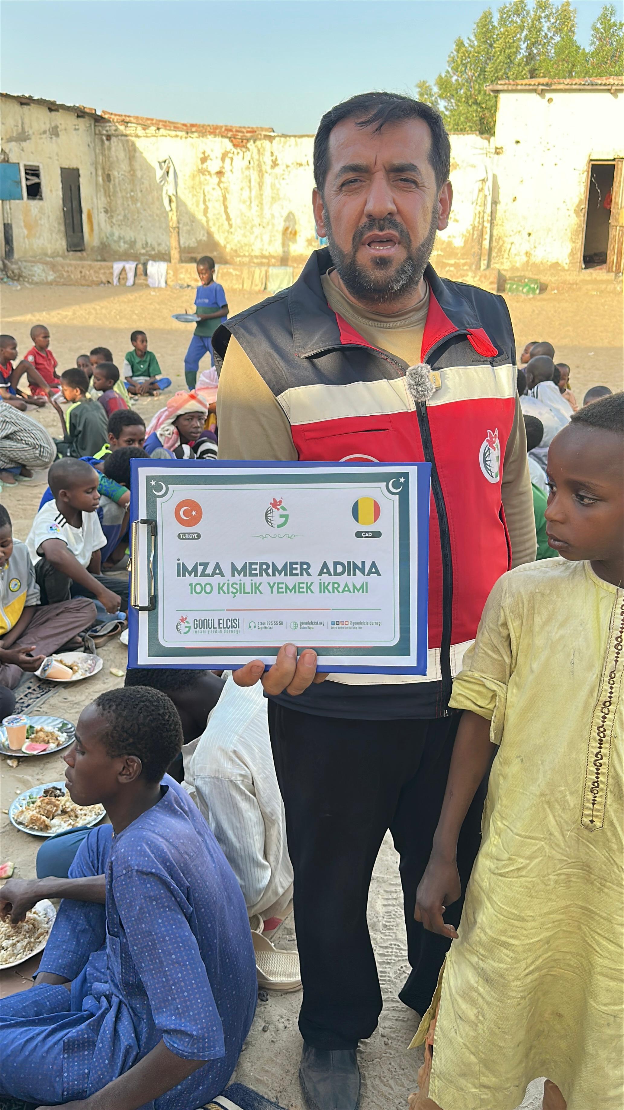 AFRİKA YOKSUL ÜLKE ÇADDA YEMEK ORGANİZASYONUMUZU GERÇEKLEŞTİRDİK